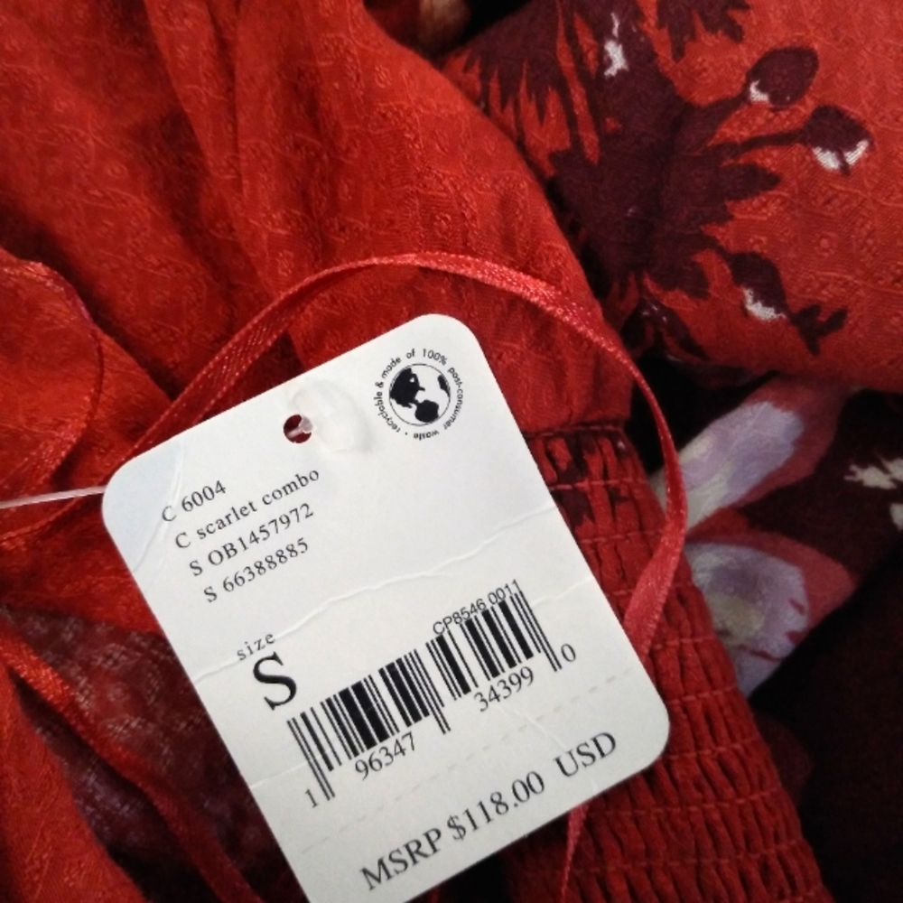 Intimately Free People Scarlet Get To You Floral Maxi Strap Dress NWT S - Picture 2 of 4